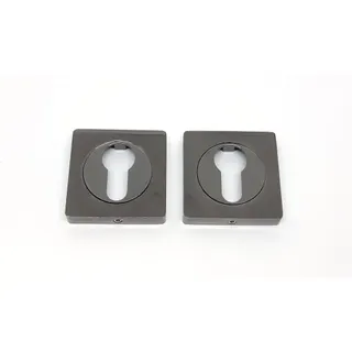 Накладка під циліндр ЕТ 06-01 Black nikel квадрат NEW KEDR