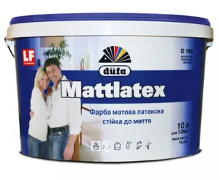 Фарба В/Е Dufa Mattlatex D100 7кг матова