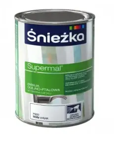 Фарба Sniezka емаль 0,8 л біла Польша F500