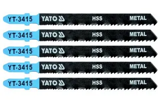 Пильне полотно д/лобзика(метал) YATO 5шт 21TPI I=130мм