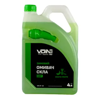 Омивач скла зимовий VOIN "-12" Exotic Fruits 4л (каністра з лійкою)