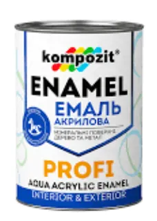 Фарба Композит Profi акрилова жовта глянц 0,8л