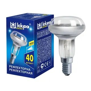 Лампа розжарювання рефлекторна Іскра R50G E14 40Вт УЦІНКА