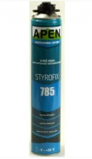 Клей-піна Apen Styrofix 785 для пінопласту (-5-+30 С) 750мл/910гр