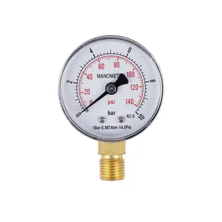 Манометр нижнє підключення SD Plus 1/4'' 10 бар SD17010B