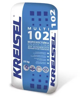Клей для плитки Kreisel Multi 102 морозстійкий 25 кг