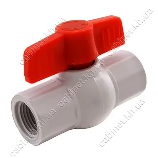 Кран 1/2" ВВ пластиковий
