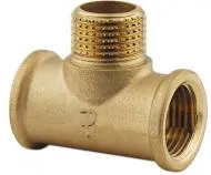 Трійник латунний ВЗВ 1/2'' нік.ASG