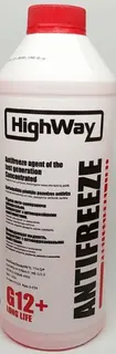 Антифриз конц. Червоний 1,5л G12+HighWay