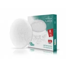 LED світильник Titanum Кільця 18 W 500K 220V (TLCL-185C)