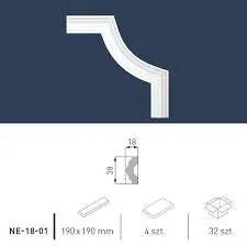 Уголок до молдинга поштучно NЕ18-01