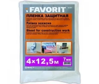 Плівка  захисна 7 мк, 4 х12,5 м