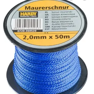 Шнур розмічувальний каменяра Hardy 1,3*50м