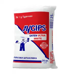 Шпаклівкa Elite Gips Saten Ultra WHITE 25кг Туреччина Сніжно біла (60 шт/уп)