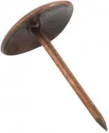 Цвях  декор. мет. шапочка мідь  400г (уп.800-850шт)