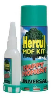 Супер-Клей Hercul MDF KIT HAPPY MOMENT  з активатором /100гр+400мл/