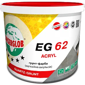 Anserglob EG-62 Грунт-фарба акрилова з кварцпіском 10л/14кг