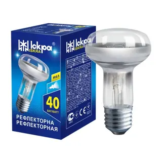 Лампа розжарювання рефлекторна Іскра R63B E27 40Вт