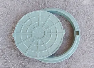 Люк садовий Павутинка зелений (1,0т) d625/760мм