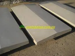 Плита цоколя 45*99"гладка" СІРА (45кг)ВВ