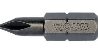 Насадка викруткова Yato Philips PH1, квадрат 1/4 L 25  10 шт/уп