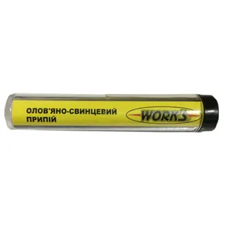Припій олов'яно-свинцевий d-1мм Works 15г