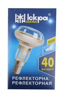 Лампа розжарювання рефлекторна Іскра R50G E14 40Вт 2800К