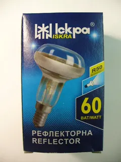 Лампа розжарювання рефлекторна Іскра R50G E14 60Вт