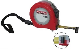 Рулетка 5м*19мм пластик. корп.2 стопа Compact Haisser