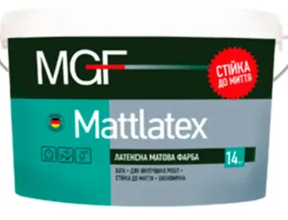 Фарба MGF в/е Mattlatex латексна матова внутр. 3,5 кг (2,5л)