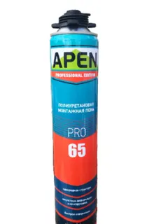 Піна монтажна APEN профес.PRO 65 літо /+5--+30С/ 875мл/1008гр