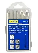 Набiр унiверсальних свердел S&R 7шт:4,5,6,6,8,10,12мм