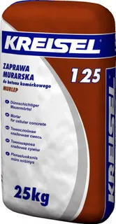 Kreisel 125 Porenbetonkleber Суміш для кладки газоблоку 25кг