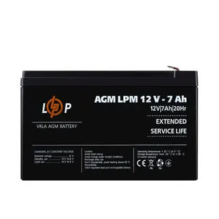 Акумулятор AGM LPM 6V - 7,2 Ah