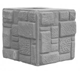 Стовб набірний 25*25*25 cірий