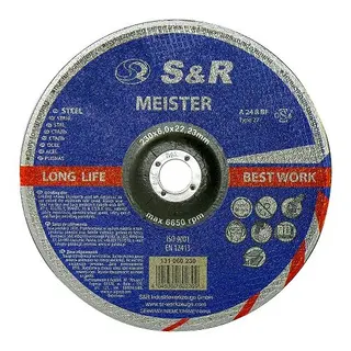 Круг абразивний зачисний по металу Meister 230x6.0x22.2мм