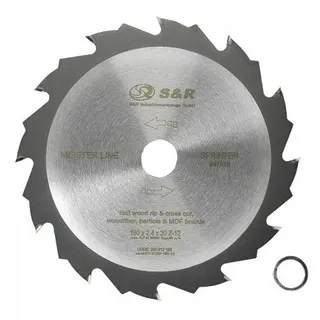 Диск розпилювальний S&R 160x20x2,4мм FZ/ATB 12 зуб. Sprinter Meister + кільце 16