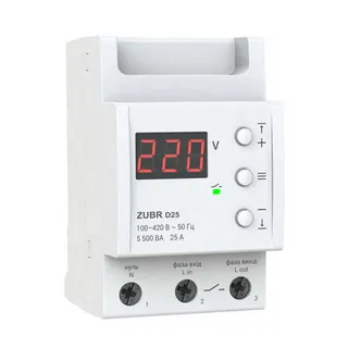 Реле напруги РН-125 (Standart), Novatek NTRN12503 на din-рейку