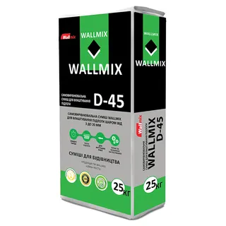Wallmix D45 Суміш самовирівнююча для підлоги , 3-20мм 25кг