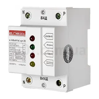 Реле напруги E.Next  e.indus.vpr.20.20A