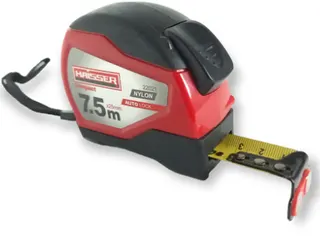 Рулетка 7.5м*25мм прогумов. корп.магніт Haisser Compact