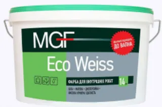 Фарба MGF в/е Eco Weiss внутр. 14 кг (10л)