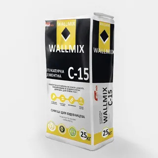 Штукатурка цементно-вапняна Wallmix С-15