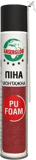 Піна монтажна ANSERGLOB PU FOAM.750мл ручна