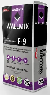 Wallmix F9, F10 Клей для монтажу ППС 25кг