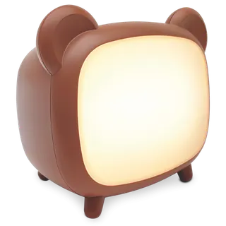 Світильник нічник LEBRON L-TL-L-80, 3W, 3000-6500K, Li-ion 1200mAh, коричневий, USB