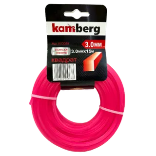 Струна (KAMBERG) КВАДРАТ Д=3,0мм 15 м  KAMBERG