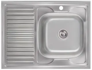 Мийка для кухні 6060-L Decor (0.6mm) Lidz/ Kroner