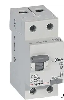 Диференційне реле SigmaПЗВ RX3 25А 30мА (0.03A) 2p тип AC
