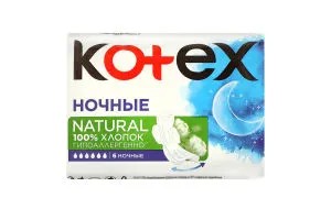 Котекс Natural Night 6шт /нічні/